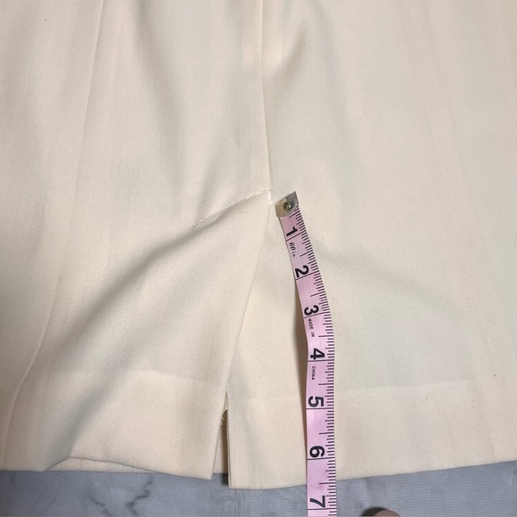 100% Worsted Wool Cream Sheath Dress NWT Size 4 Petite Austin Reed Classic Chic - Picture 14 of 14